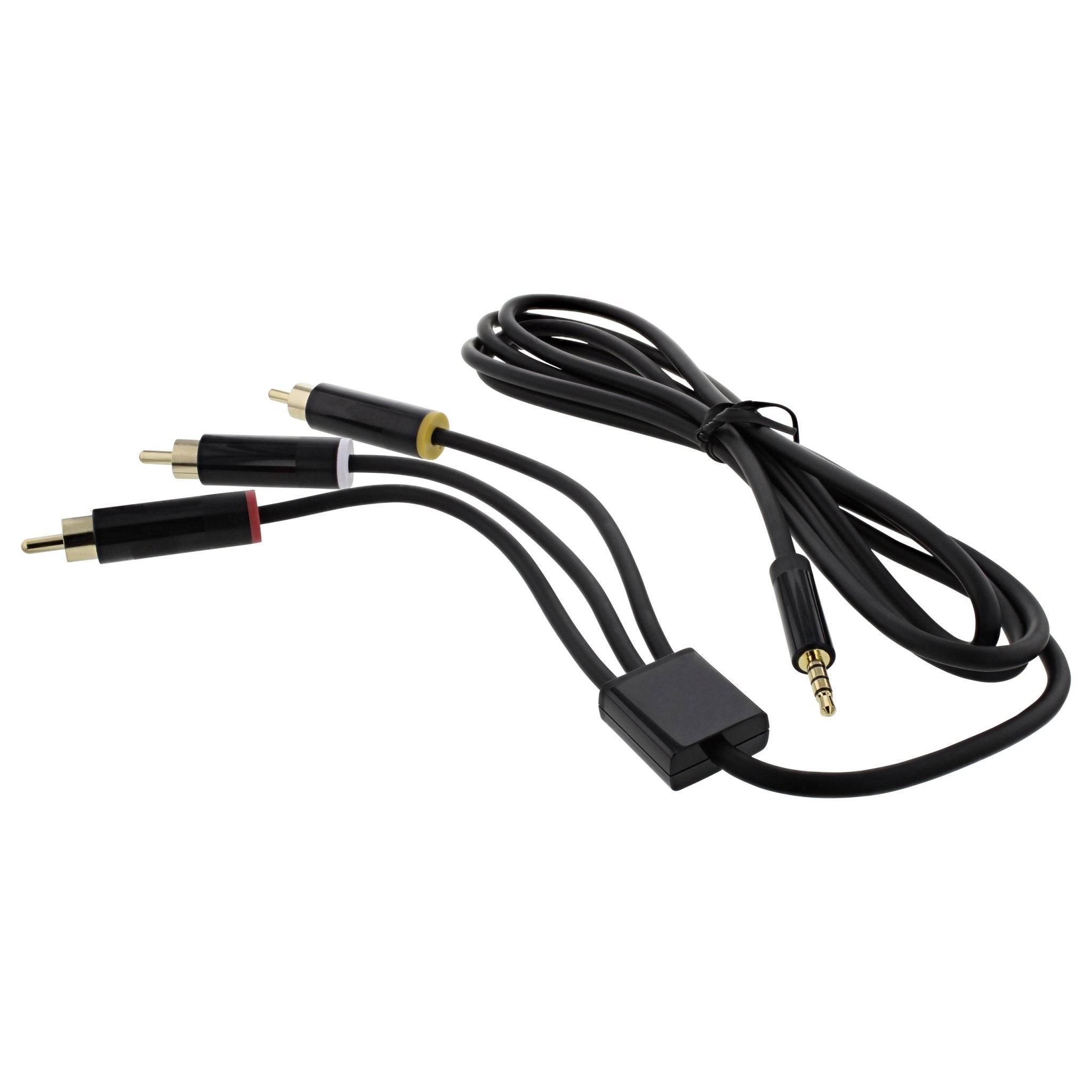 ZedLabz 1.8M composite AV to RCA cable for Microsoft Xbox 360 E 6FT wire