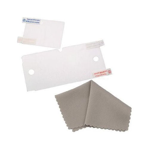 ZedLabz 4 in 1 full screen protector pack for Nintendo 3DS inc cleaning cloth and applicator card