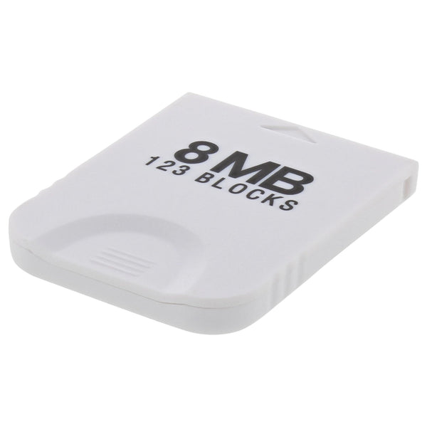 ZedLabz 8MB memory card for Nintendo GameCube GC & Wii 123 block - white