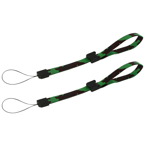 ZedLabz adjustable wrist strap for handheld games consoles, cameras & mobiles – 2pk Green brown Camouflage