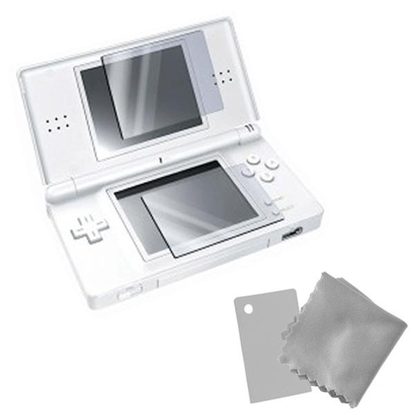 Zedlabz clear screen protector film guard for Nintendo DS Lite top & bottom inc cleaning cloth - 4 pack