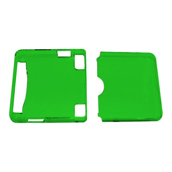 ZedLabz crystal case shell protective hard cover for Nintendo Game Boy Advance SP - clear green