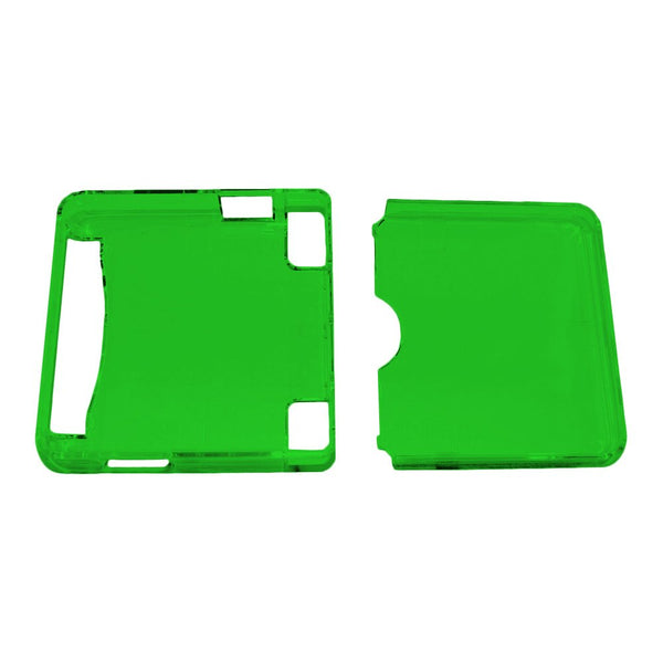 ZedLabz crystal case shell protective hard cover for Nintendo Game Boy Advance SP - clear green
