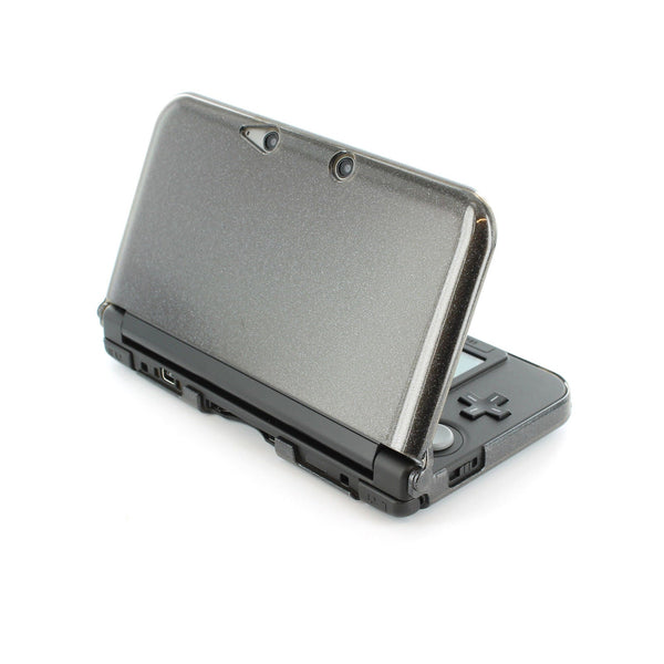 ZedLabz polycarbonate crystal hard case cover shell for Nintendo 3DS XL (Old 2012 model) protective armour - black glitter armor