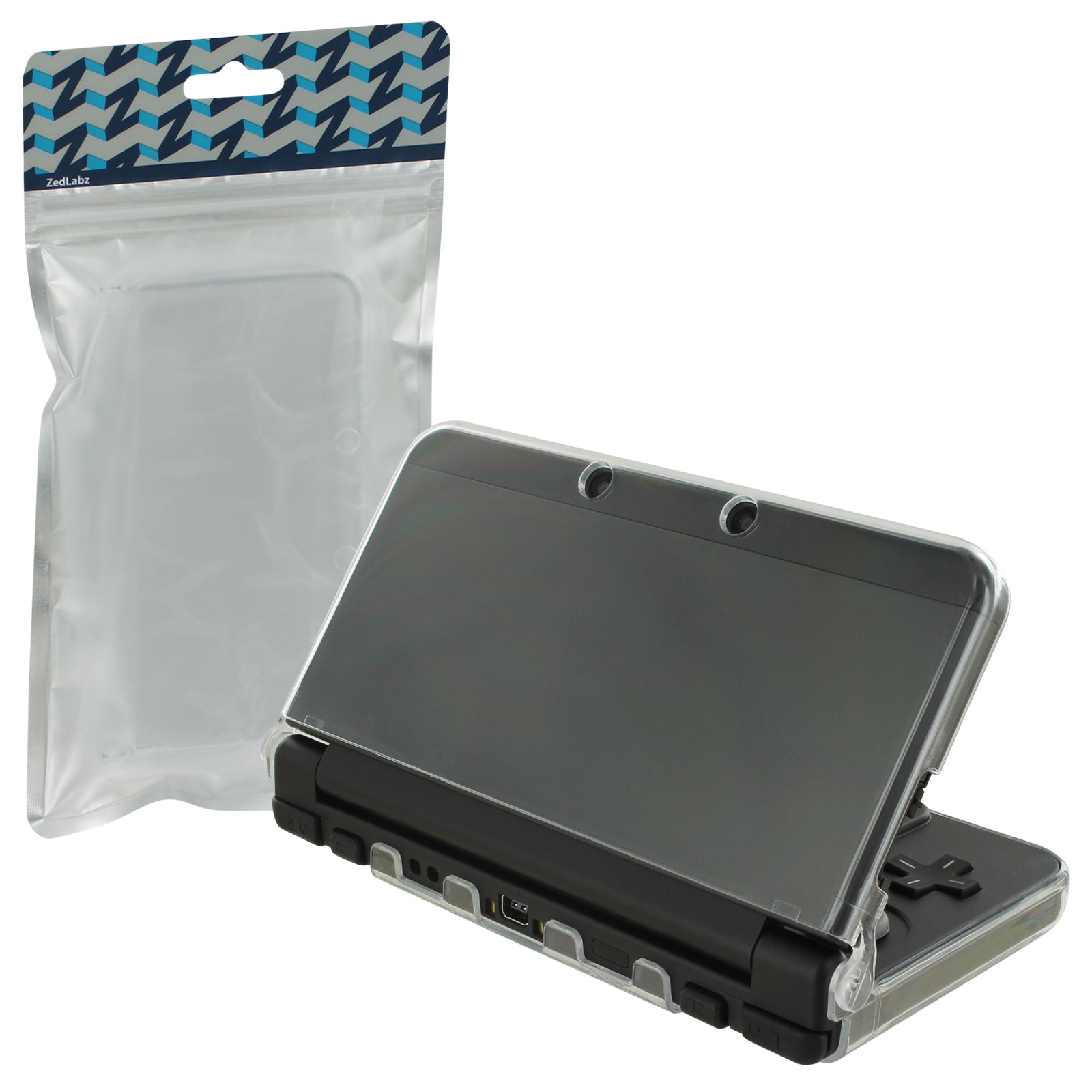 ZedLabz polycarbonate hard protective armor for Nintendo New 3DS - Transparent
