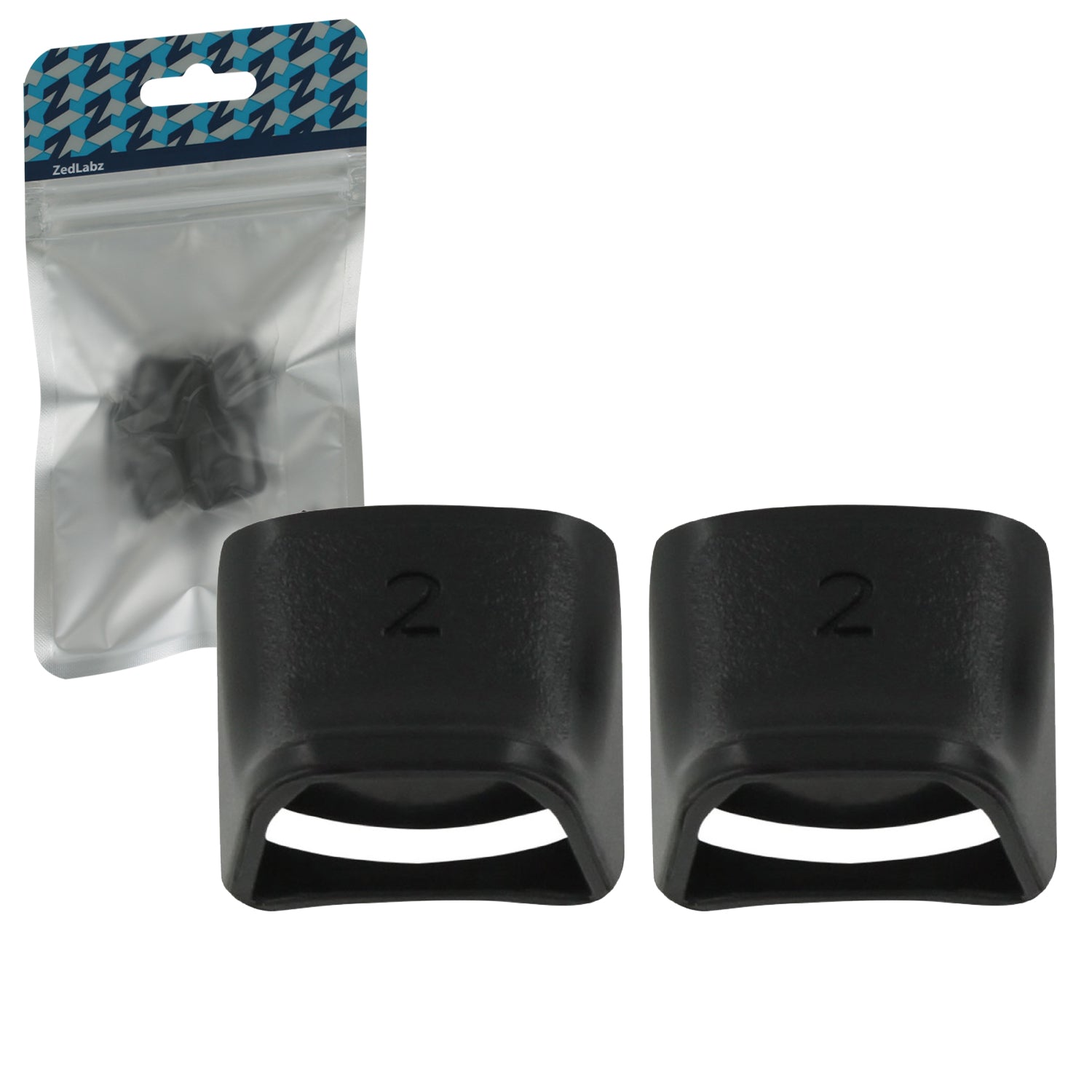 ZedLabz real trigger caps L2 R2 for Sony Playstation 3 PS3 Controller Triggers – 4 pack black
