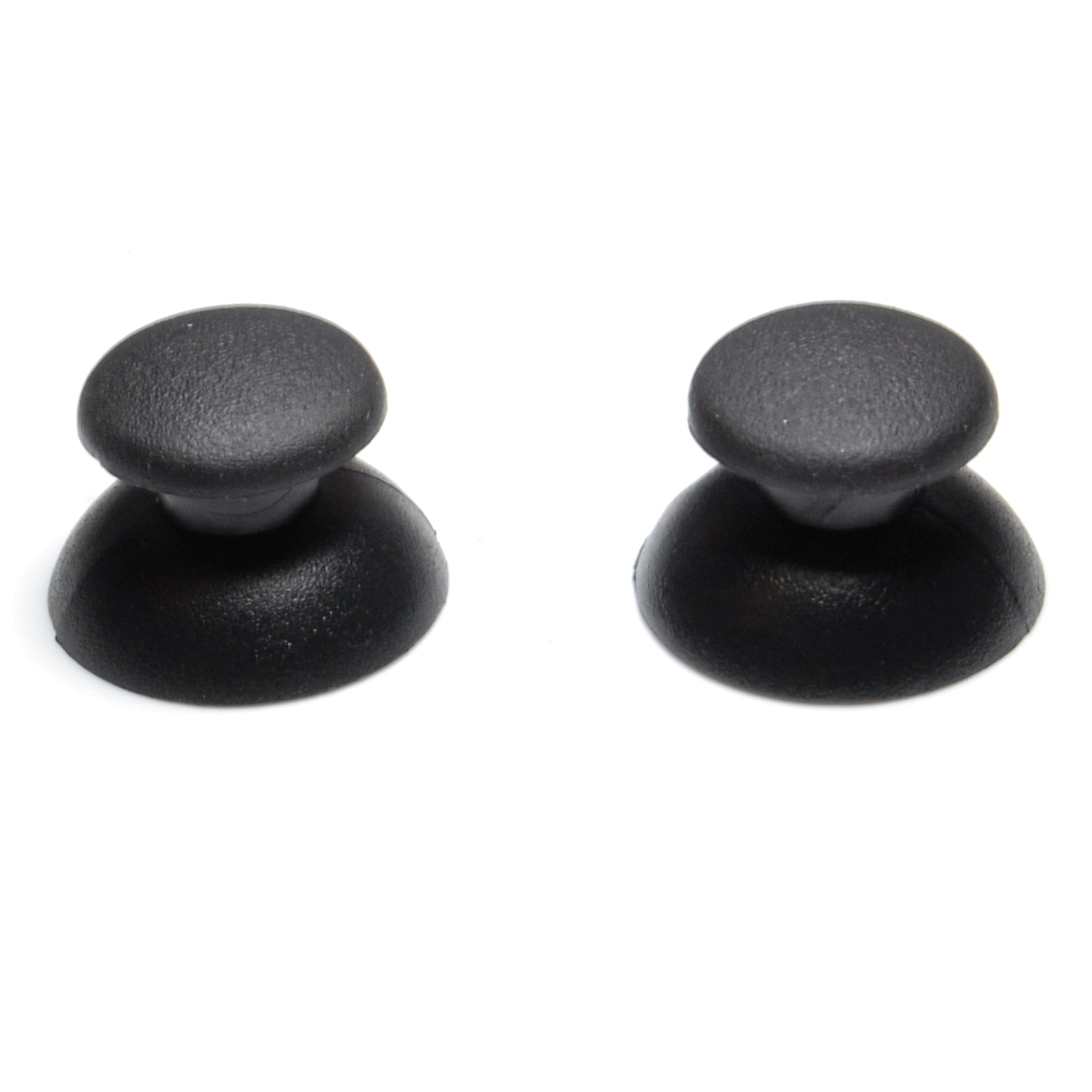 ZedLabz replacement analog thumbsticks for Sony PS2 & PS1 controllers (large hole) - 2 pack black - 2