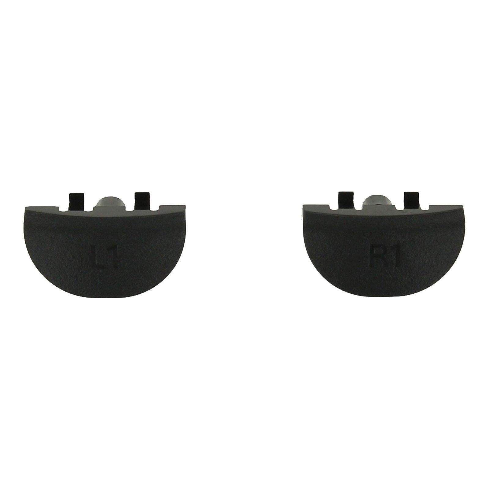 ZedLabz replacement genuine OEM L1 R1 buttons set for Sony PS4 controllers - black