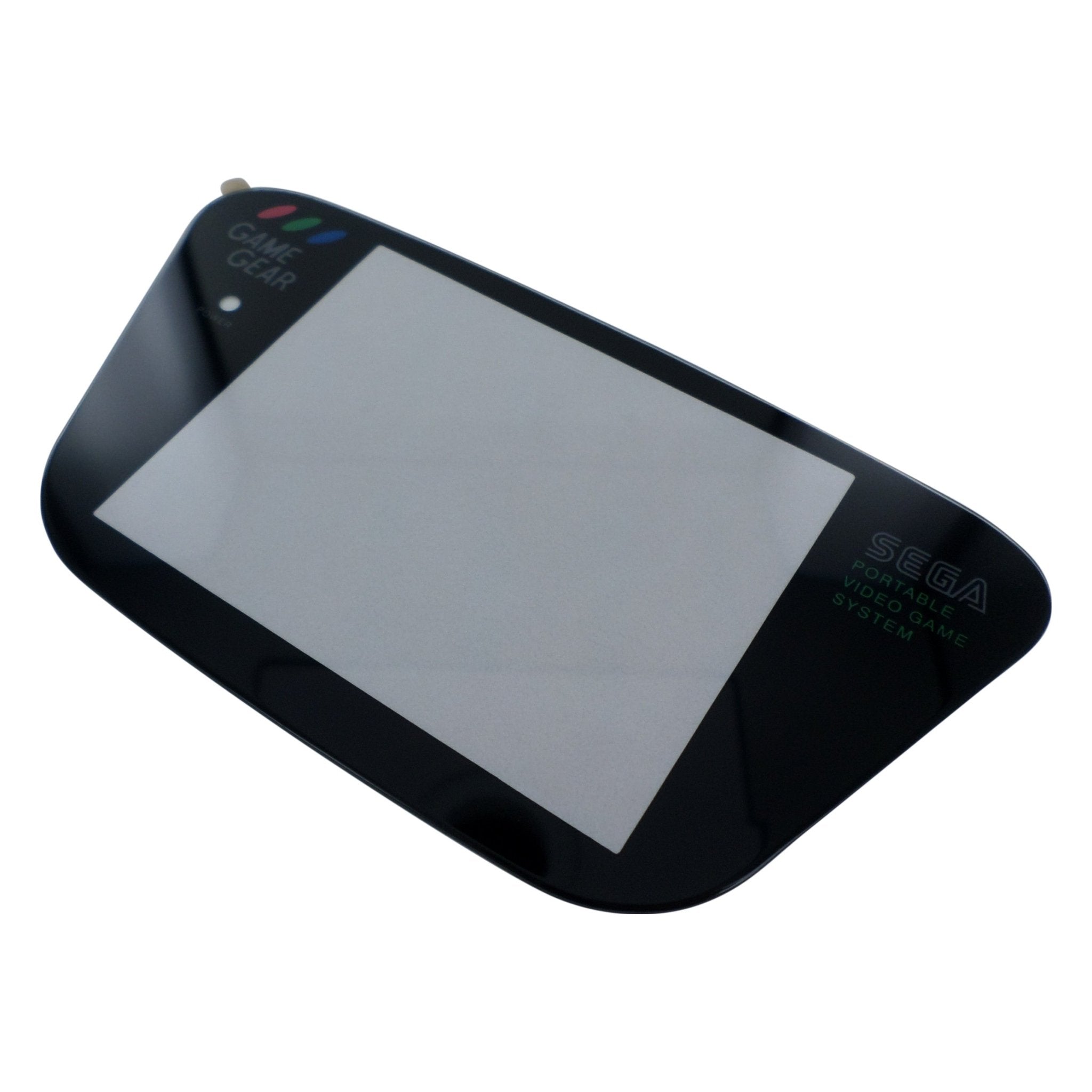 ZedLabz replacement screen lens GLASS cover for Sega Game Gear handheld - black