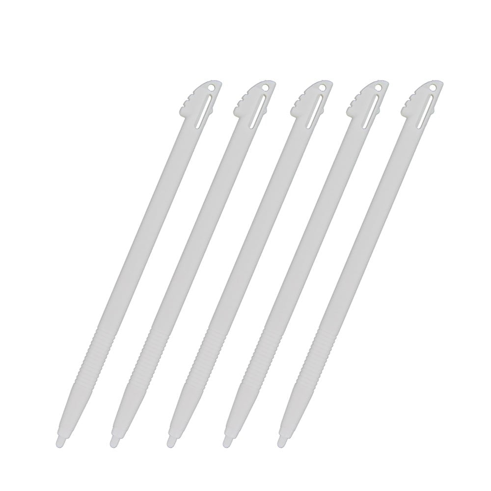 ZedLabz replacement slot in touch stylus pens for Nintendo 3DS XL (2012 old model) - 5 pack white
