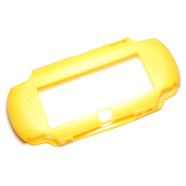 Zedlabz TPU semi rigid bumper protective case cover skin grip for Sony PS Vita 1000 - yellow
