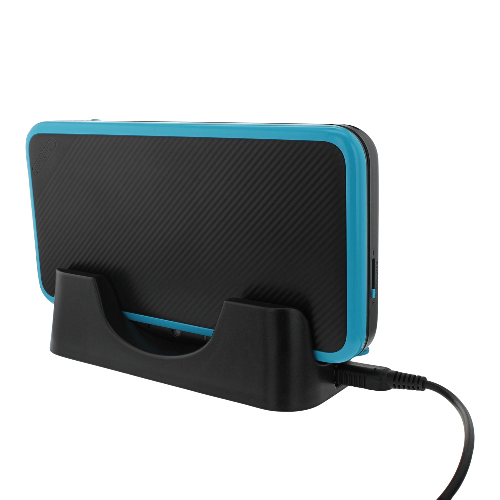 ZedLabz USB charging cradle docking station stand for Nintendo 2DS XL - Black