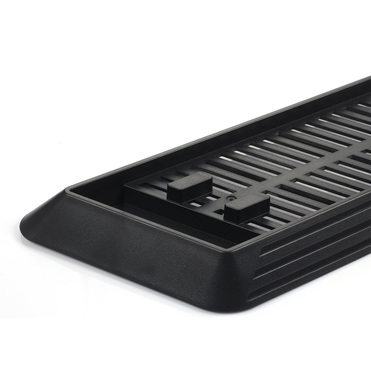 ZedLabz vertical console stand for Sony PS4 Pro with built in cooling vents and non slip feet - black