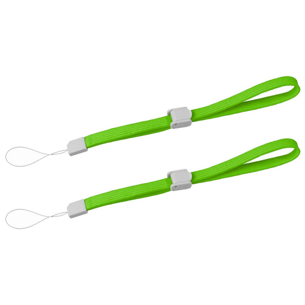ZedLabz wrist strap for Nintendo DS DSi 2DS 3DS, Wii U, Sony PSP, PS Vita PS3 Move – 2pk green