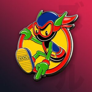 Zool Special Issue Enamel Pin Badge — 50mm Hard Enamel PRE - ORDER | 33 Games - 1