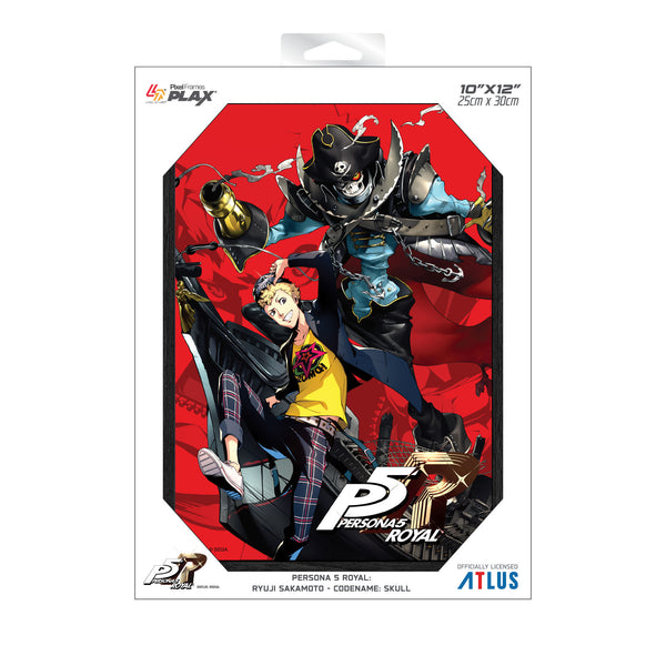 Persona 5 Royal Skull Plax lenticular frame wall art officially licensed 10"x12" inch (25x30cm) | Pixel Frames