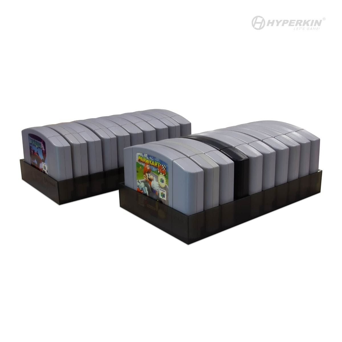 10 Game cartridge storage tray stand for Nintendo 64 N64 (2 Pack) | Hyperkin