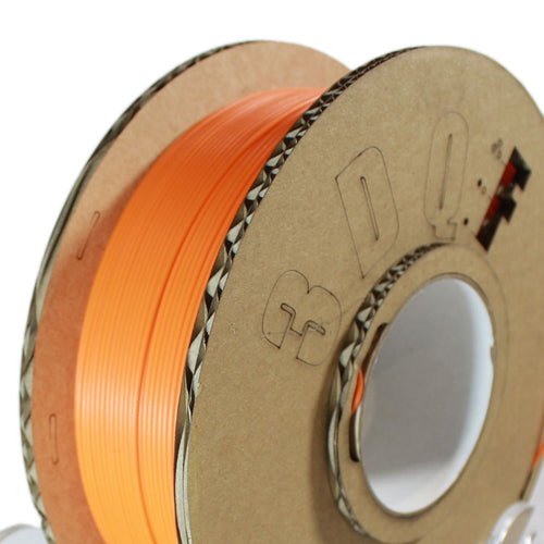 3D printer PLA filament 1.75mm 1KG roll - UK made eco friendly - Tangy orange | 3DQF