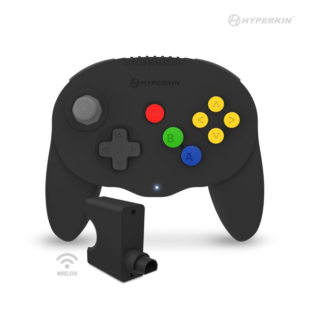 Admiral Premium wireless BT controller for N64/ Nintendo Switch/ Nintendo Switch Lite/ PC/ Mac/ Android - Black | Hyperkin