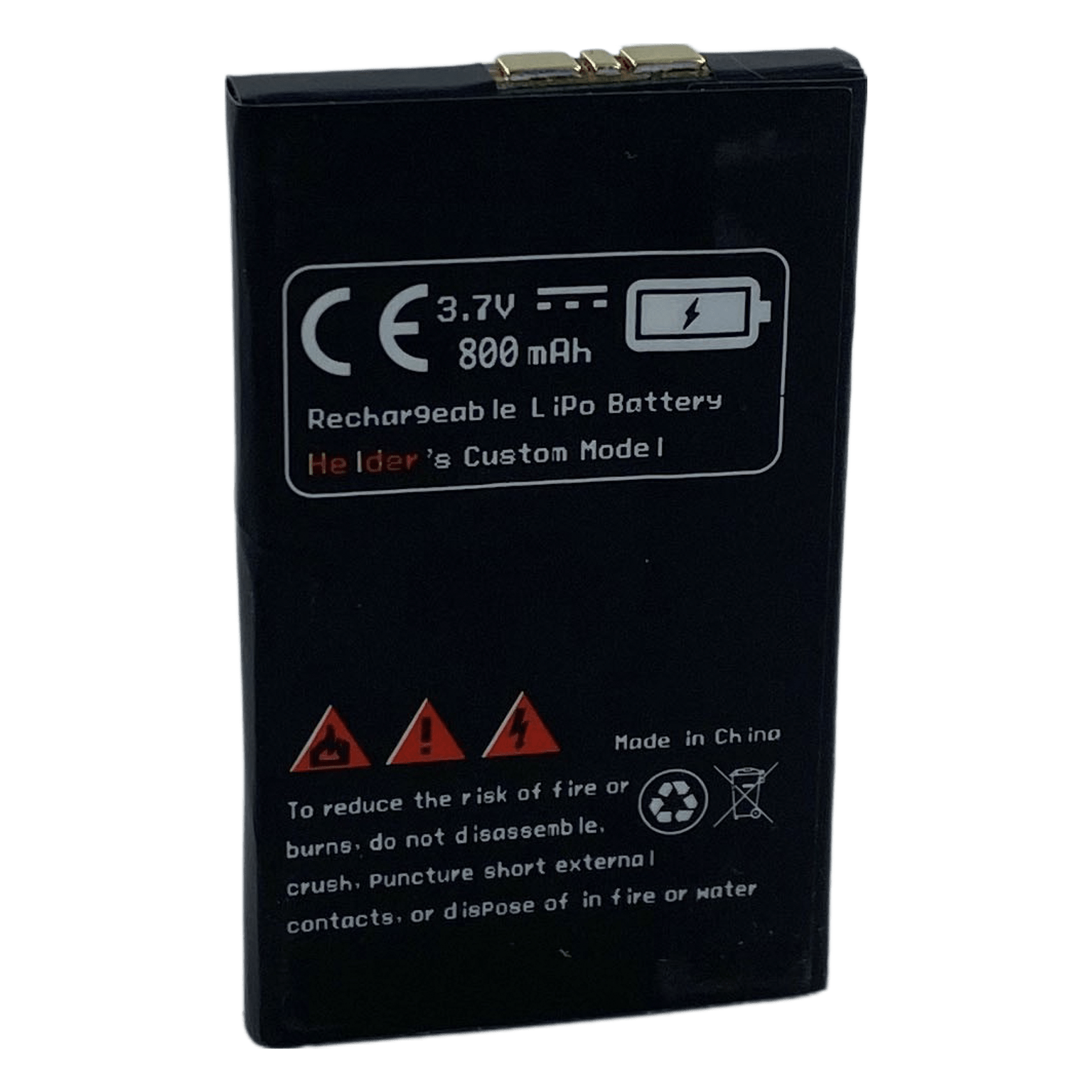 Battery for Nintendo Game Boy Advance SP mod replacement 800 Mah (GBA SP) | Helder Game Tech