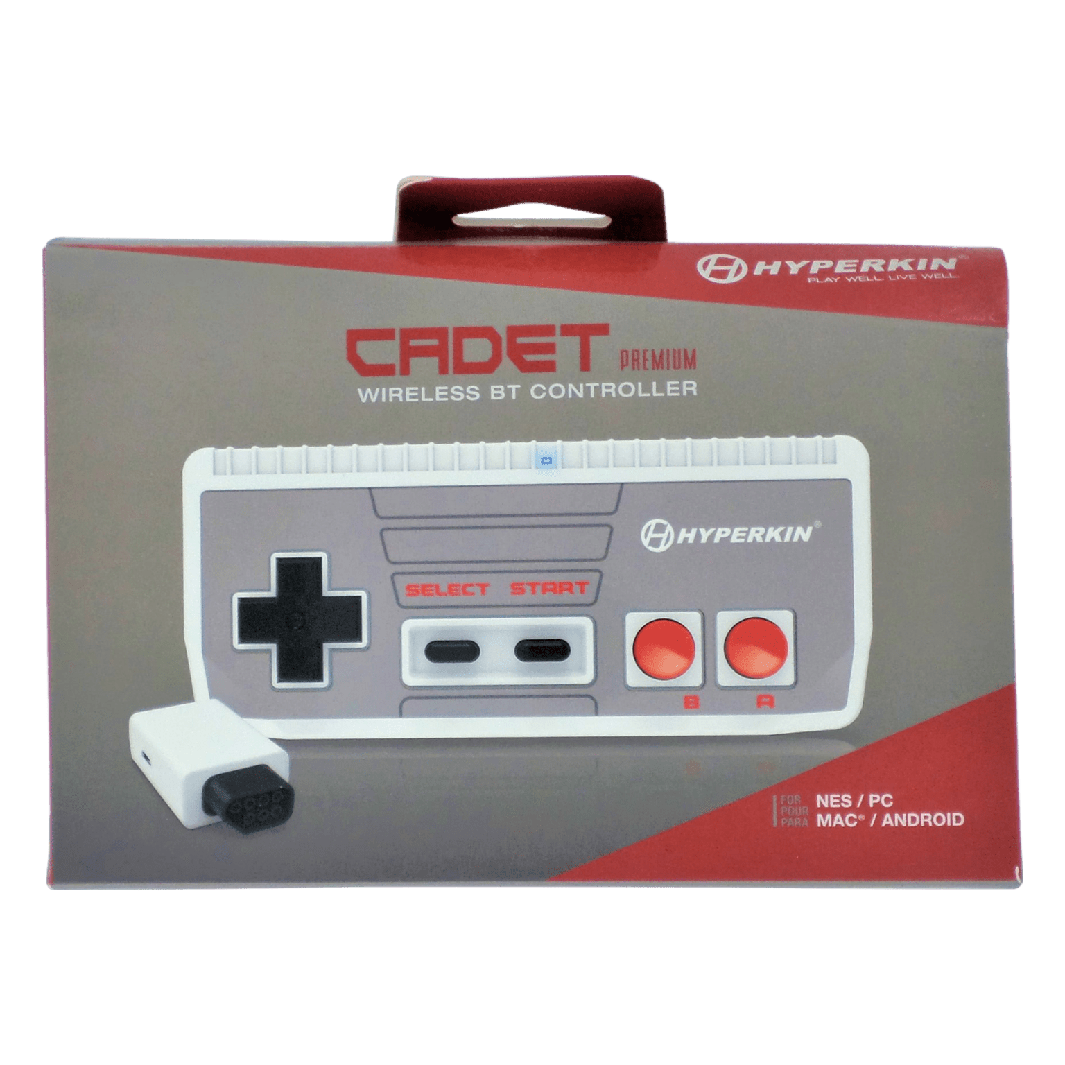 Cadet wireless BT premium controller gamepad for Nintendo NES, PC, Mac, Android | Hyperkin