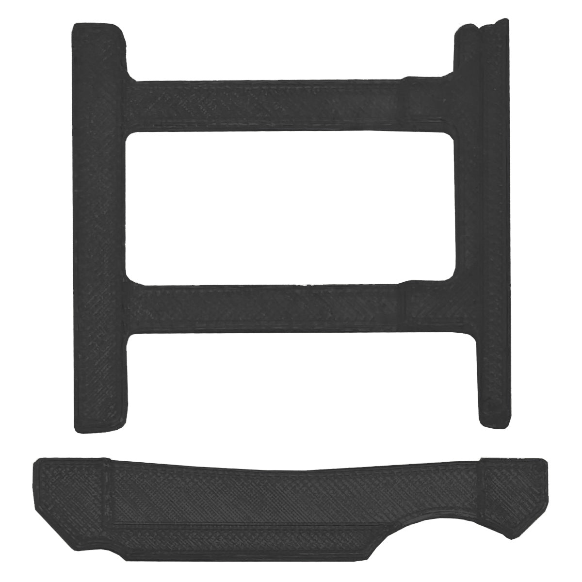 Centering alignment bracket for Nintendo Game Boy Color 3.19" IPS LCD screen kit 3D printed GBC | Retromodding