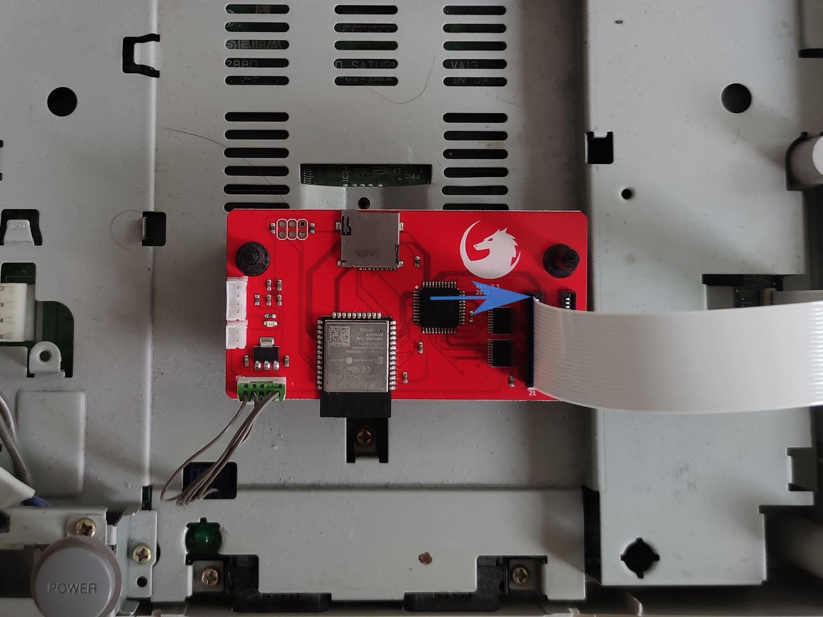 Fenrir DUO optical drive emulator for Sega Saturn SD adapter PCB board | Fenrir