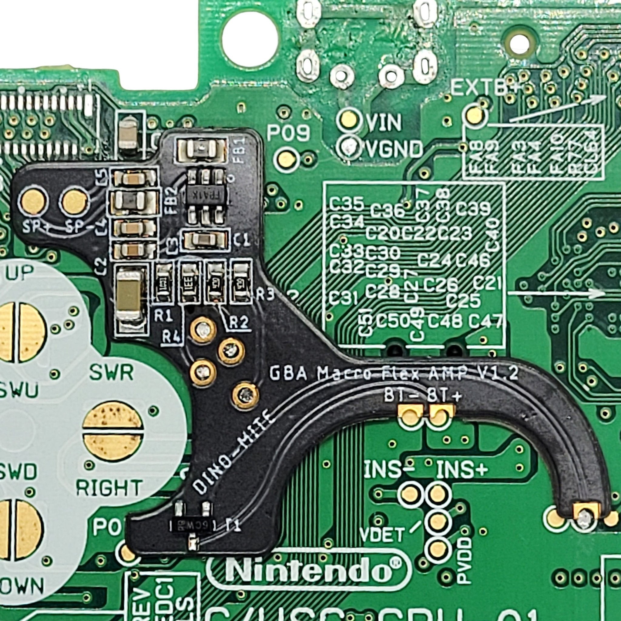 Gameboy macro resistor mod