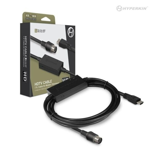 HDMI Adapter HDTV cable for Neo Geo AES & Neo Geo CD games consoles 720p 16:9 & 4:3 aspect ratio support USB powered | Hyperkin