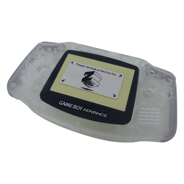 Housing shell for Game Boy Advance Nintendo complete mod kit replacement set - Clear | ZedLabz