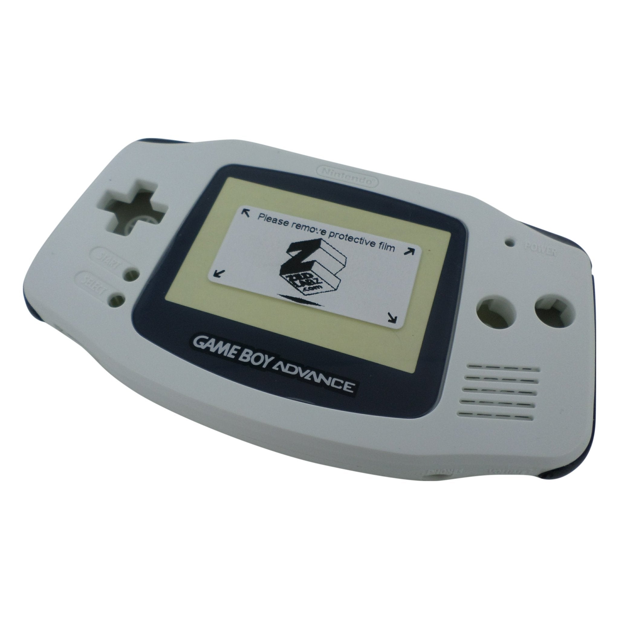 Housing shell for Game Boy Advance Nintendo kit replacement - White | ZedLabz - 1