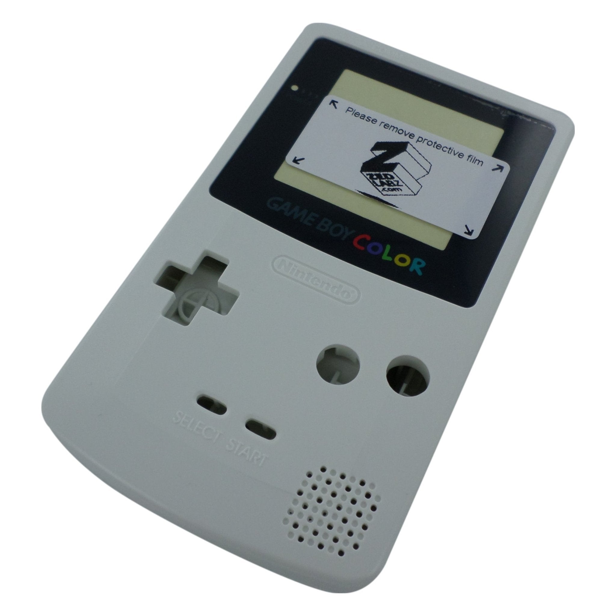 Housing shell for Nintendo Game Boy Color console case repair kit replacement - Off White | ZedLabz - 1