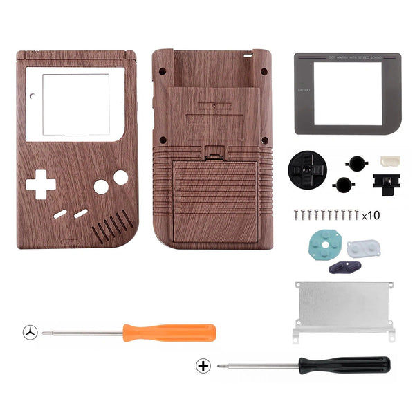 Housing shell kit for Game Boy Original Wood Grain