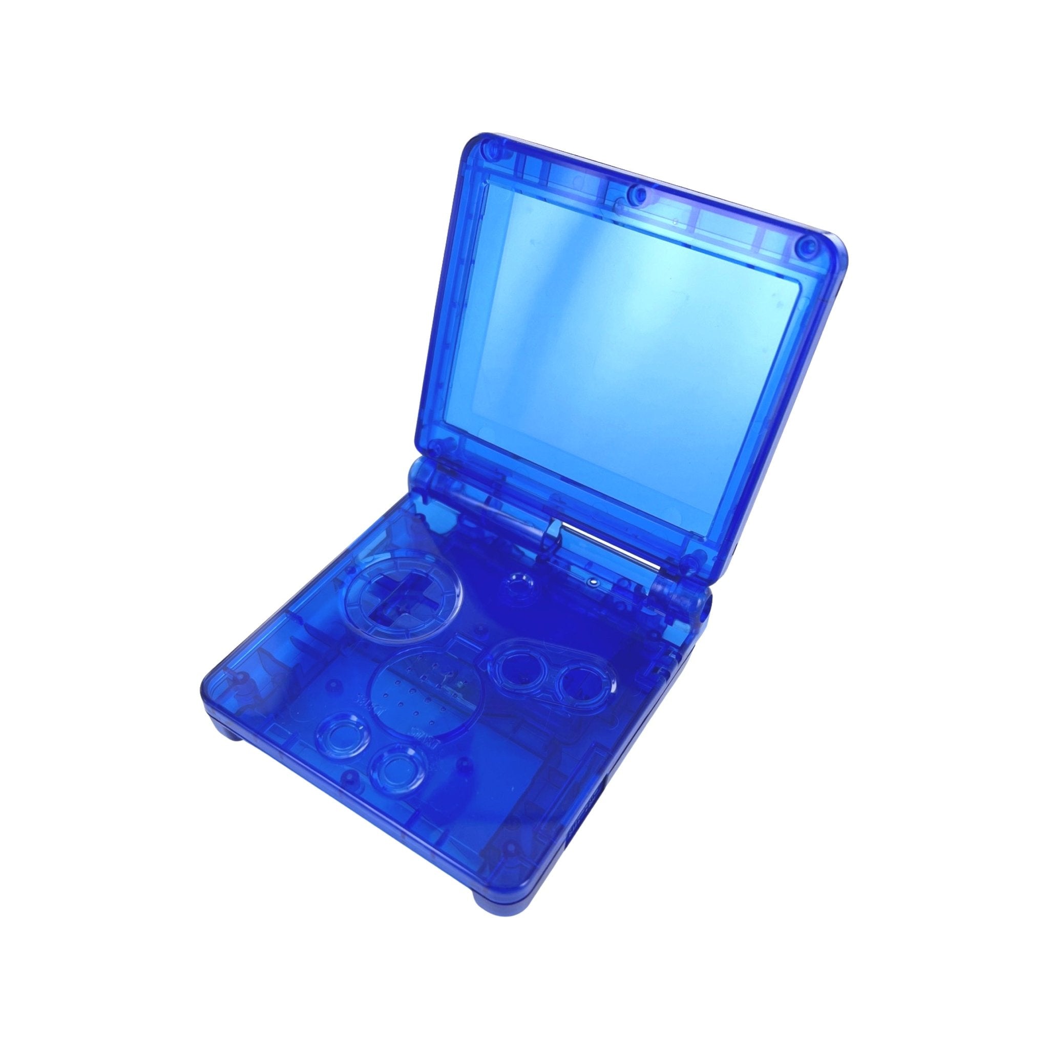 IPS ready shell for Nintendo Game Boy Advance SP modified no cut replacement housing GBA SP AGS - Mirror clear | Funnyplaying