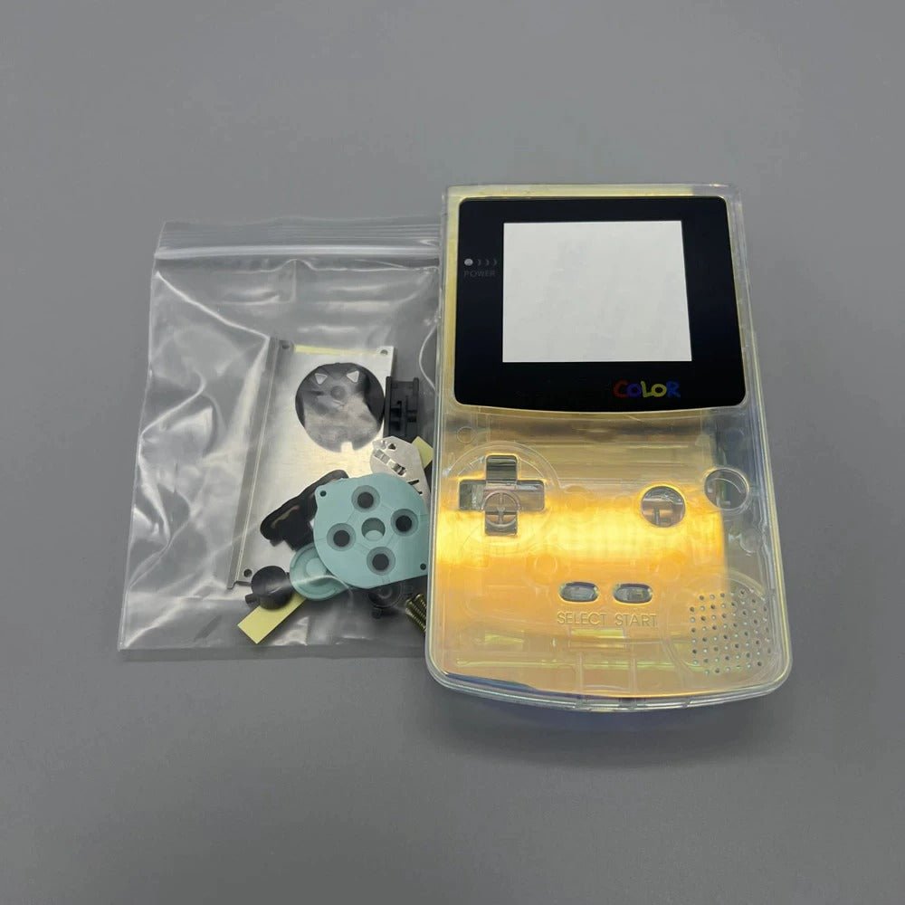 IPS ready shell for Nintendo Game Boy Color - Glossy Polished - modified no cut replacement housing CGB GBC | CGS