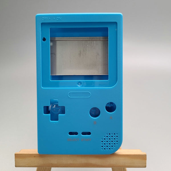 IPS screen ready replacement shell for Game Boy Pocket handheld console modified housing MGB - Blue | Funnyplaying