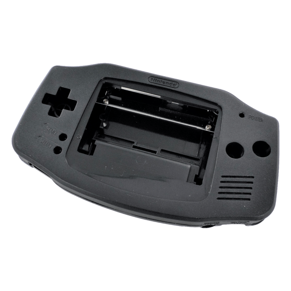 Modified housing front & back shell for IPS LCD Screen Nintendo Game Boy Advance console replacement - Black | Funnyplaying
