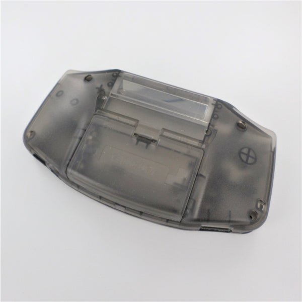 Modified housing front & back shell for IPS LCD Screen Nintendo Game Boy Advance console replacement - Transparent Black | Funnyplaying