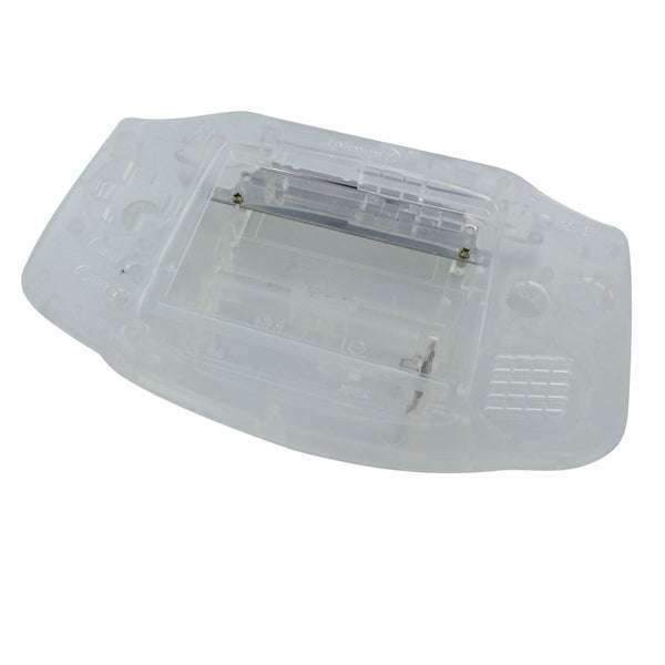 Modified housing front & back shell for IPS LCD Screen Nintendo Game Boy Advance console replacement - Transparent | Funnyplaying