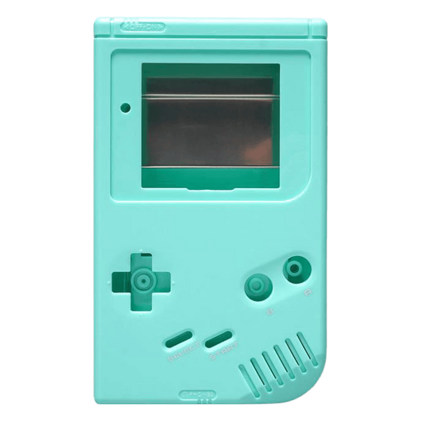Modified IPS screen ready housing shell for Nintendo Game Boy DMG-01 console - Light Blue | Funnyplaying