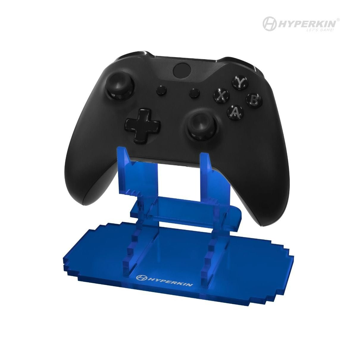 Pixel Art universal acrylic controller stand for Xbox, Playstation, Nintendo - Blue | Hyperkin