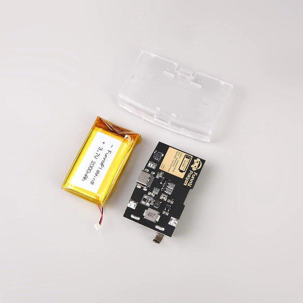 Rechargeable battery pack for Nintendo Game Boy Advance USB C mod 1800 Mah Lipo - clear | Funnyplaying
