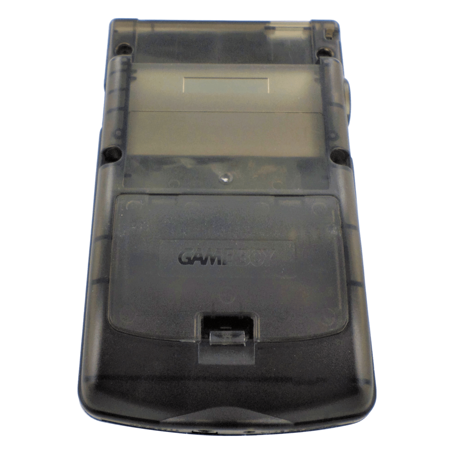 Replacement housing shell case repair kit for Nintendo Game Boy Color handheld console - Two Tone Silver/Clear Black | ZedLabz