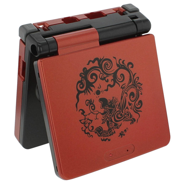 Replacement Housing Shell Kit For Nintendo Game Boy Advance SP - Red Dragon | ZedLabz