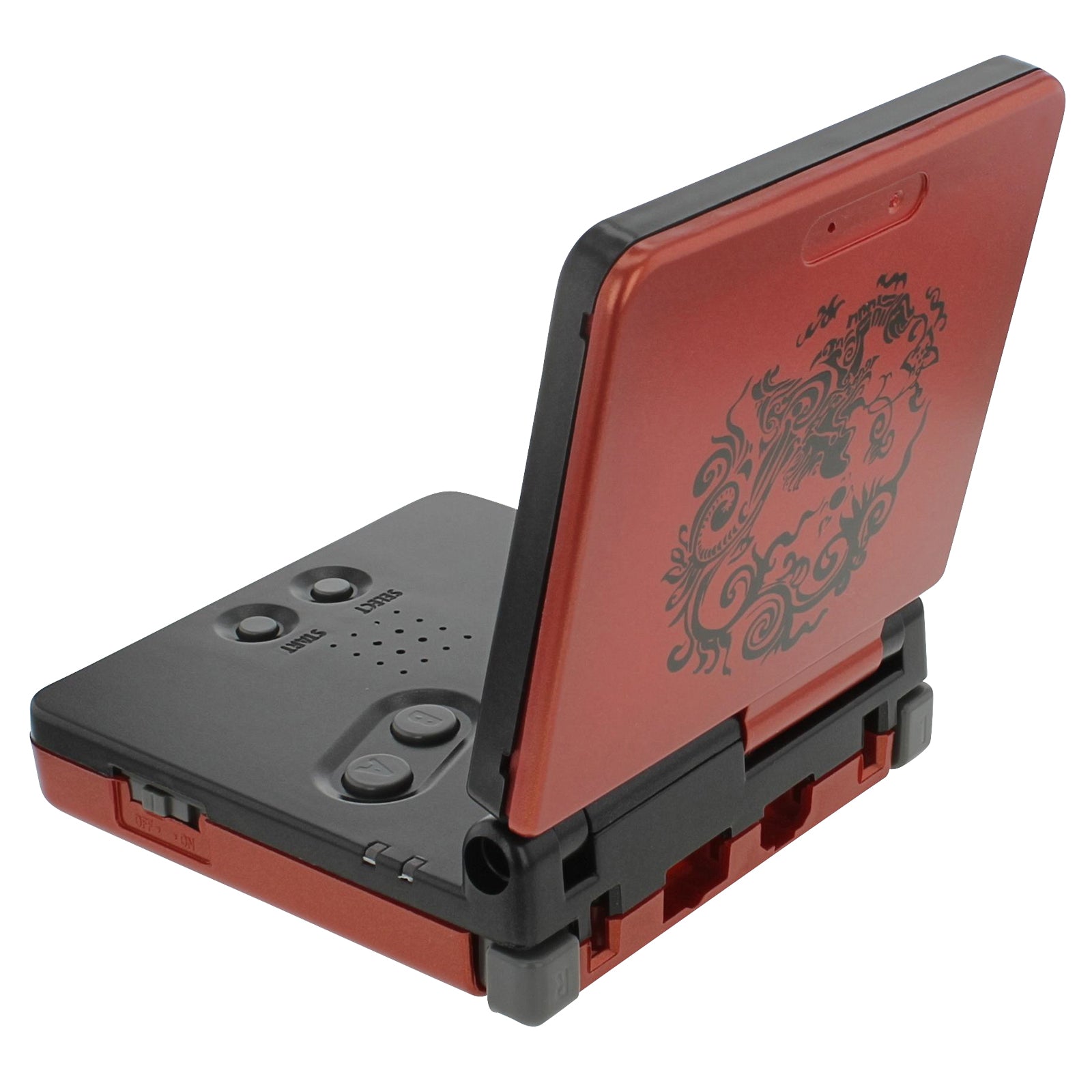 Housing shell for Game Boy Advance SP Red Chinese dragon ZedLabz