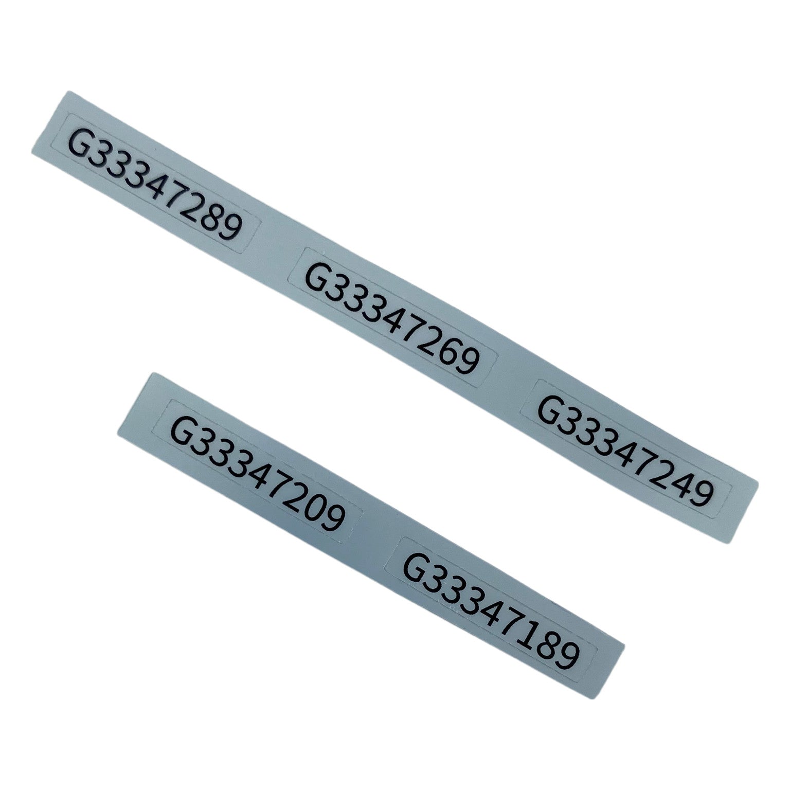 Reproduction Serial Sticker For Nintendo Game Boy DMG-01 Original - 5 Pack Silver | Gameduck