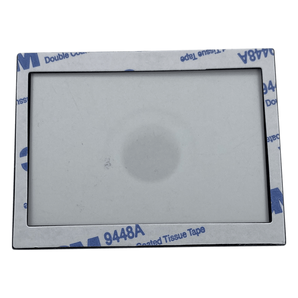 Screen lens GLASS for Game Boy Macro console & Holographic reproduction sticker - Black | Obirux