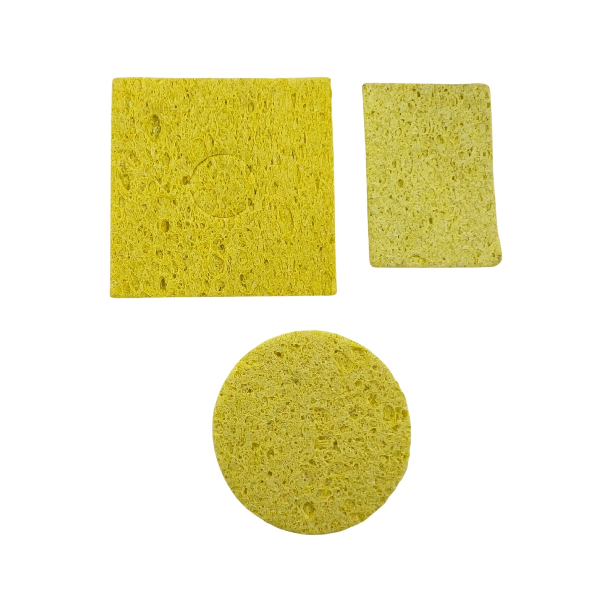 Soldering iron cleaning sponge