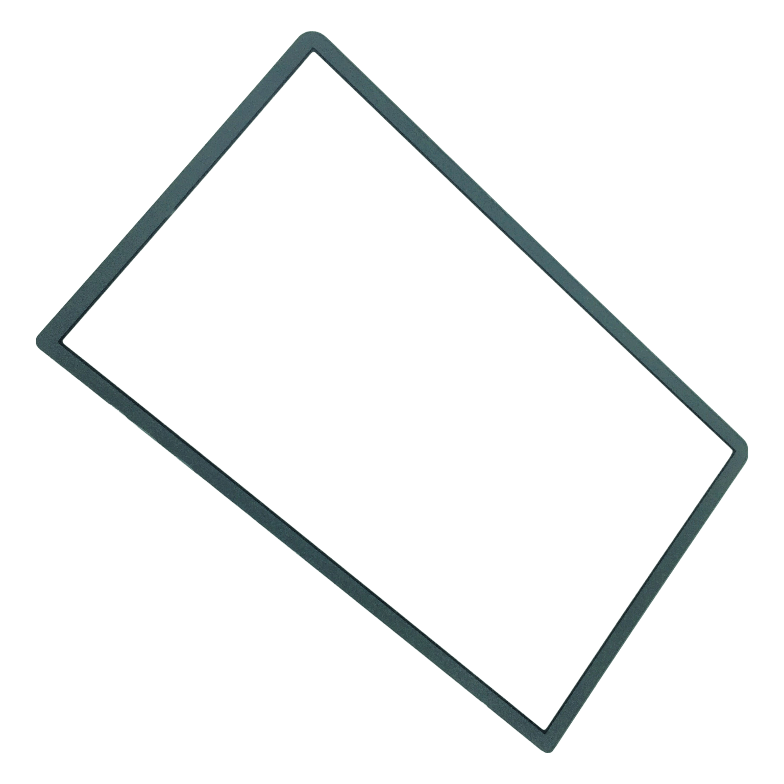 Top screen lens for Nintendo 3DS XL & New 3DS XL console plastic upper cover replacement - Grey | ZedLabz