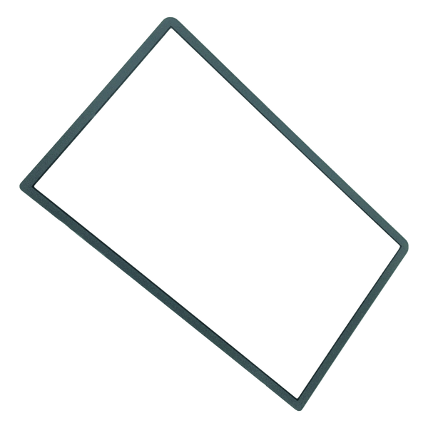 Top screen lens for Nintendo 3DS XL & New 3DS XL console plastic upper cover replacement - Grey | ZedLabz